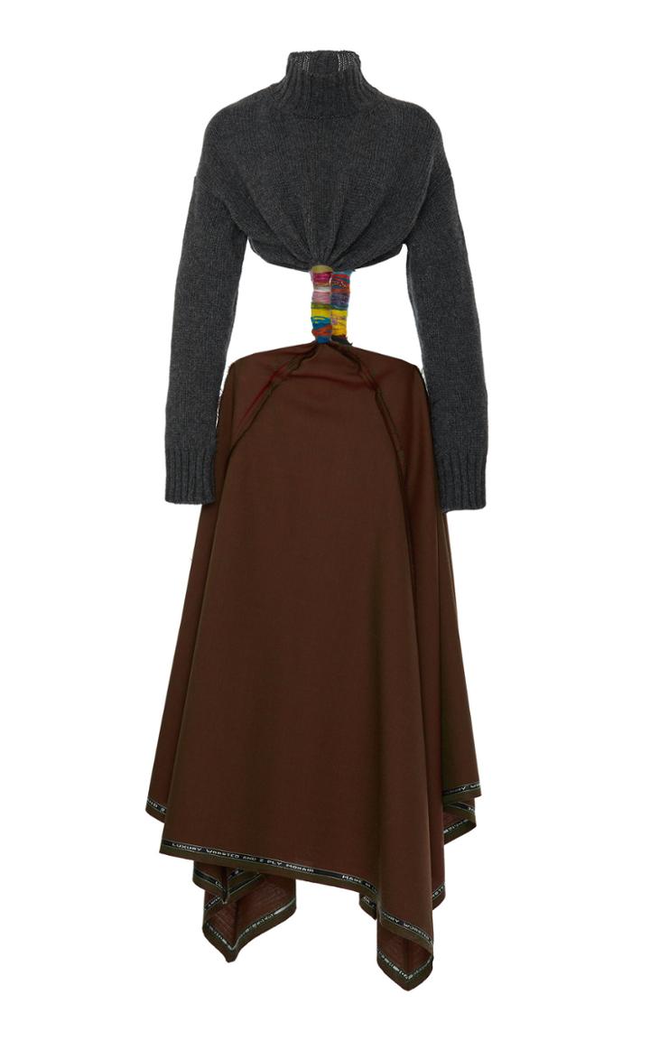 Loewe Knit Top Twist Dress
