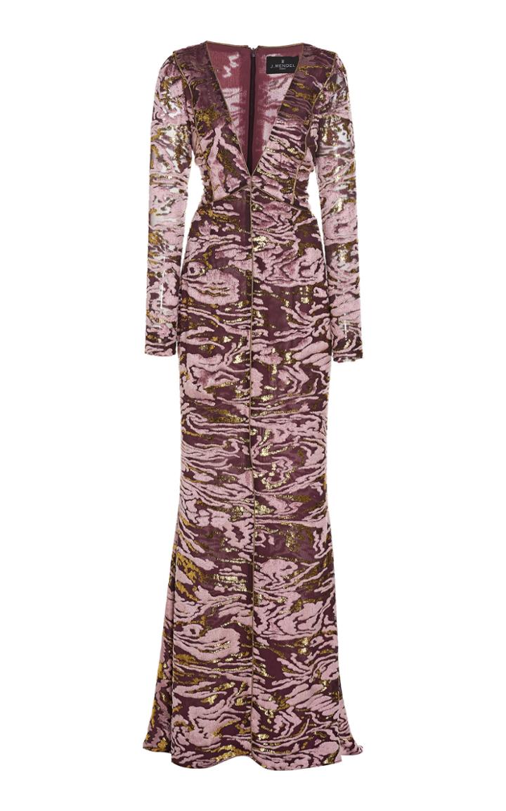 J. Mendel Devore Velvet Gown