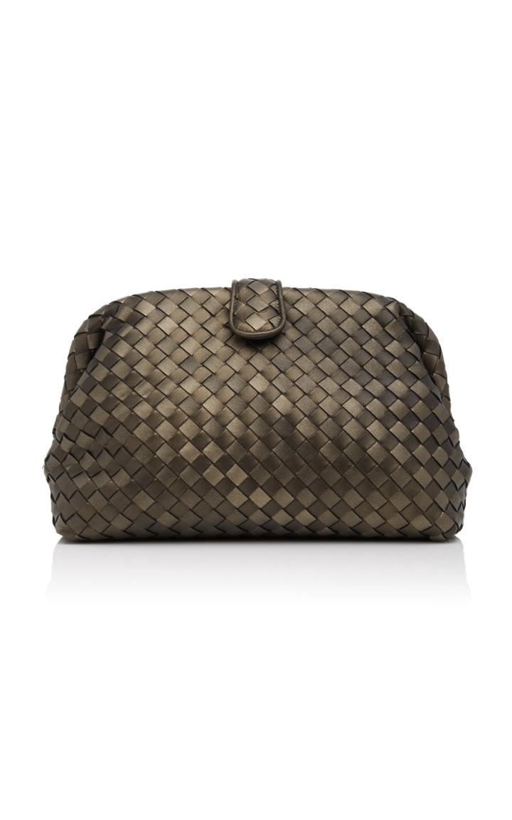 Bottega Veneta The Lauren Woven Leather Clutch