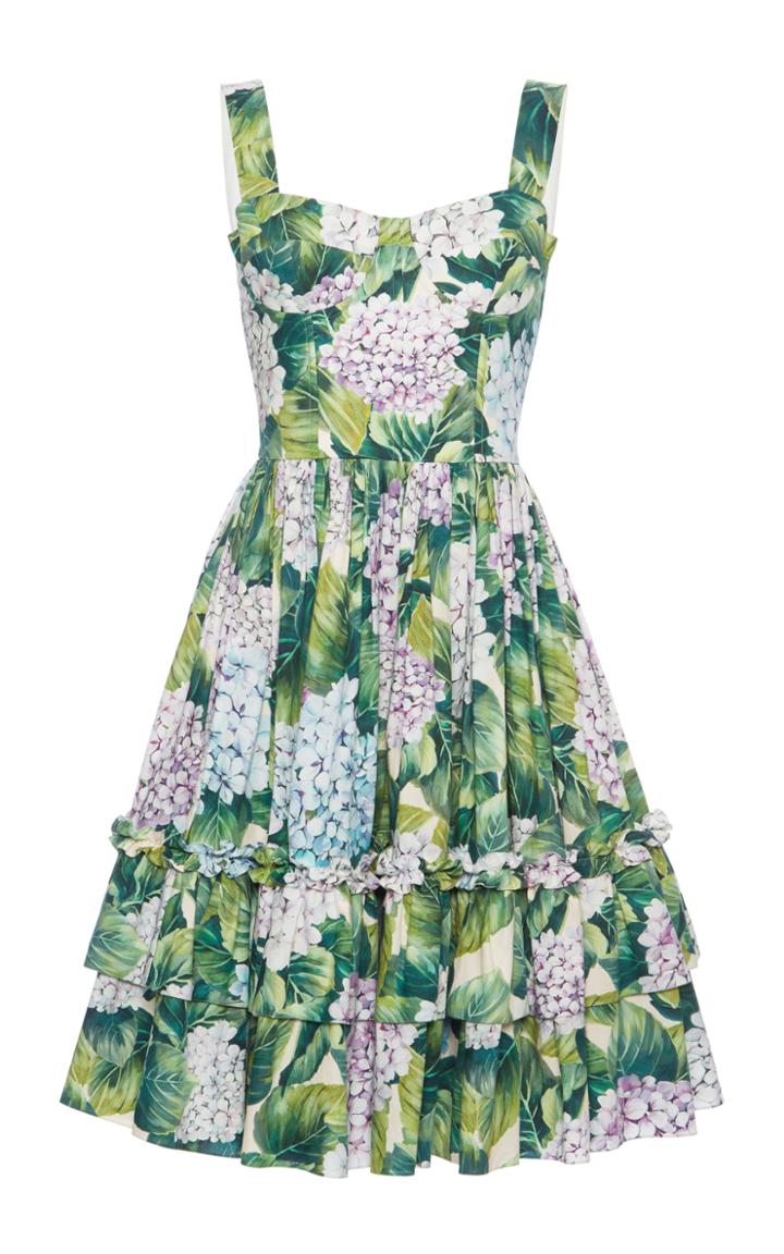 Dolce & Gabbana Floral-print Cotton Dress