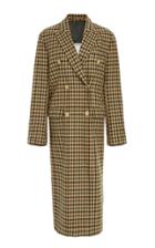 Giuliva Heritage Cindy Plaid Wool Double-breasted Coat