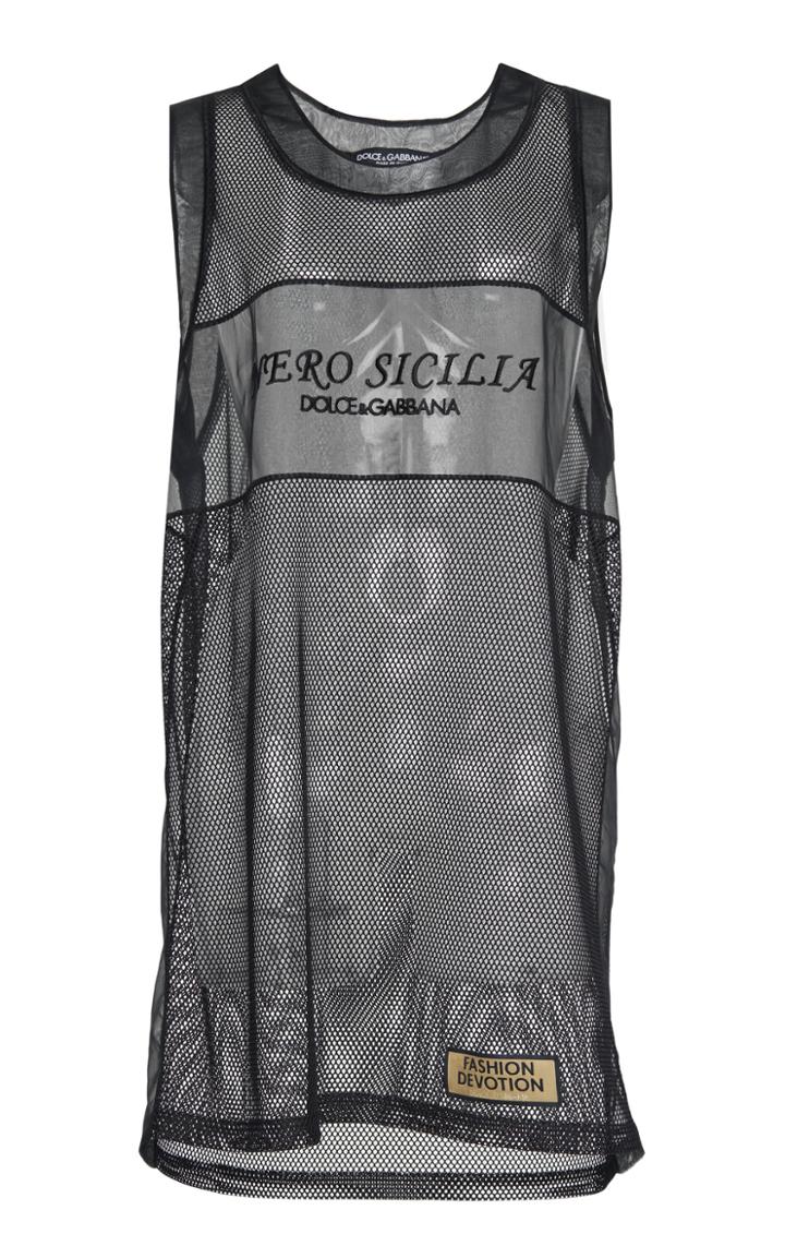 Dolce & Gabbana Sheer Jersey Top