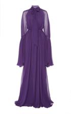 Giambattista Valli Fit And Flare Silk Maxi Dress