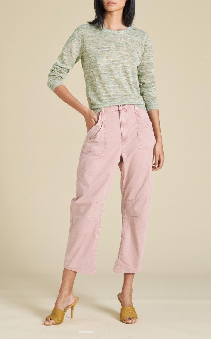 Moda Operandi Veronica Beard Charlie Barrel High-rise Cropped Jeans