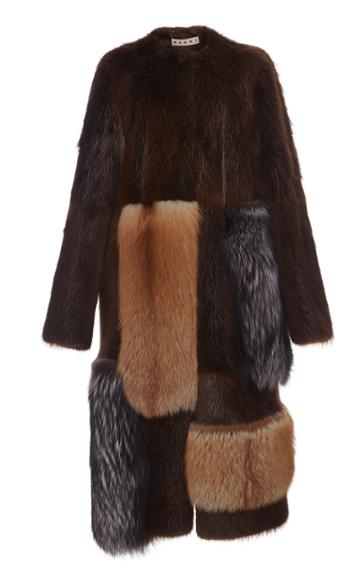 Marni Beaver Fur Coat