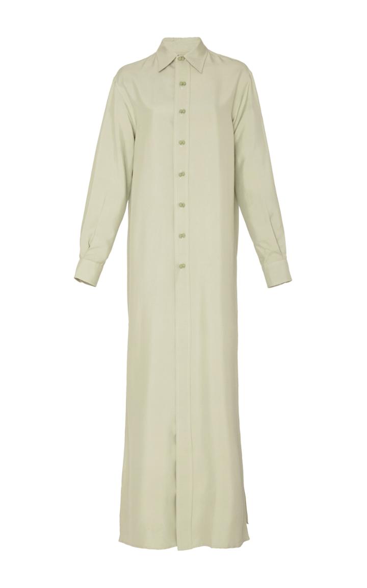 Rebecca De Ravenel The Ming Shirt In Pale Green