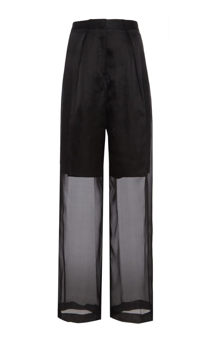 Moda Operandi Jil Sander Pleased Sheer Silk Trouser