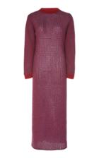The Elder Statesman Castaway Picasso Cashmere Dress