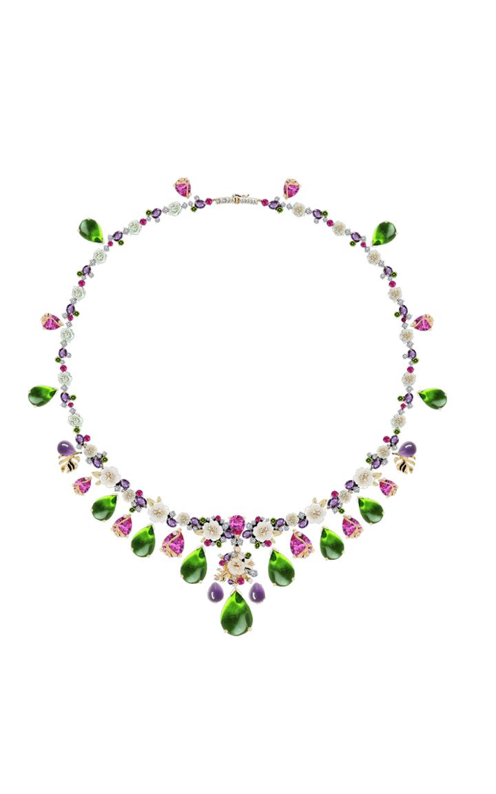 Moda Operandi Anabela Chan 18k Yellow Gold Peridot Paradise Necklace