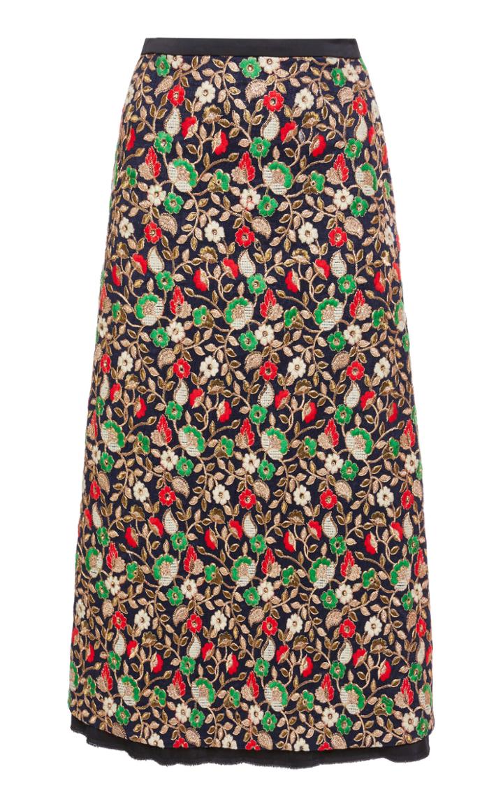 Zayan The Label A Line Black Waistband Skirt
