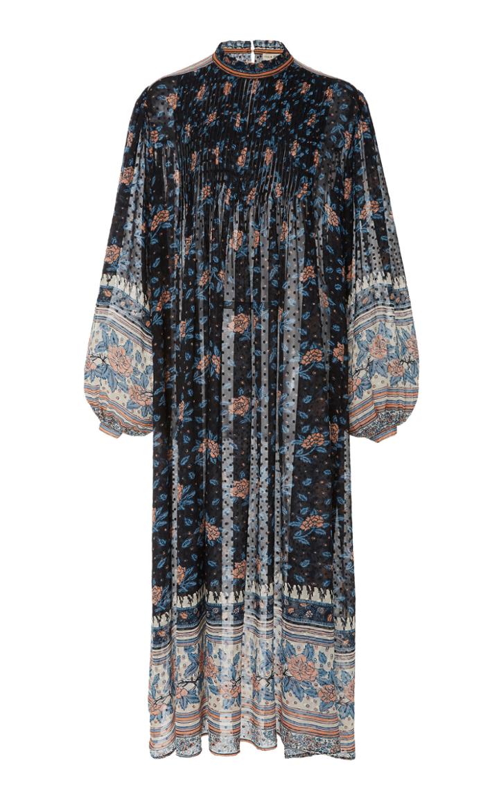 Ulla Johnson Prisma Silk Midi Dress