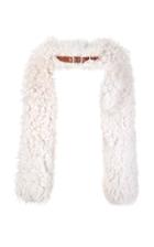 Moda Operandi Joshua Millard Perendale Leather Buckle-detailed Shearling Shrug