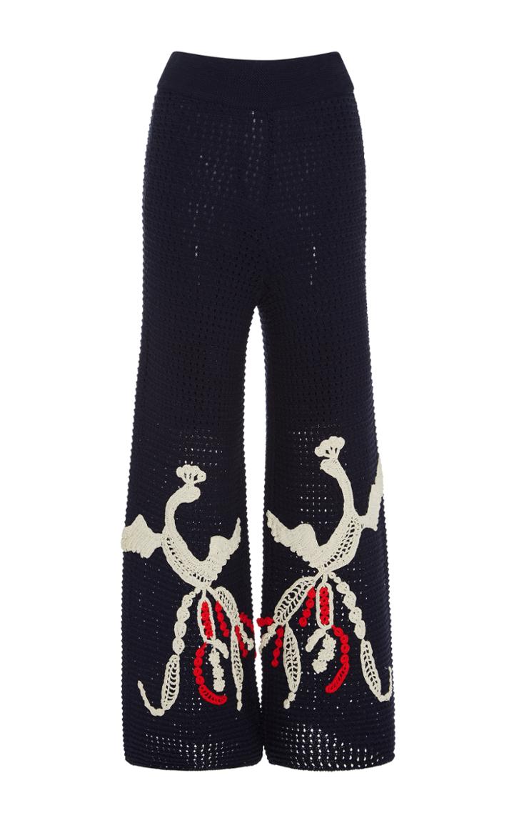 Tabula Rasa Loon Wide Leg Embroidered Pant