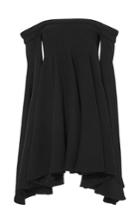Brandon Maxwell Off The Shoulder Swing Dress