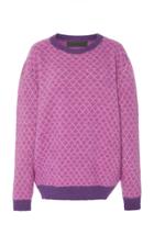 The Elder Statesman Intarsia Cashmere Sweater