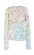 The Elder Statesman Printed Cotton Fleece Sweatshirt