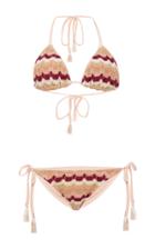 Suboo Ombre Knit String Bikini Set