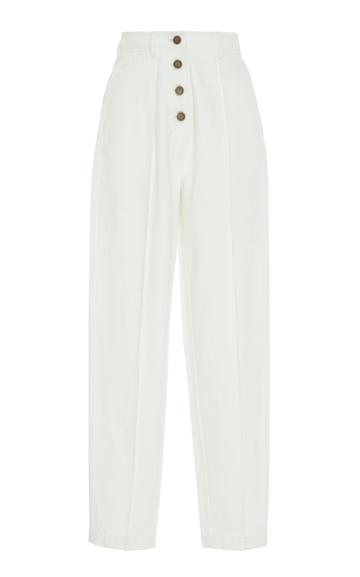Zeynep Aray Pleated Denim Trousers