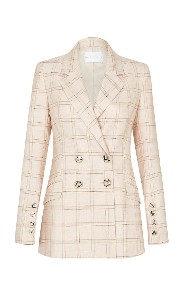 Rebecca Vallance Twiggy Summer Plaid Jacket