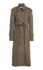 Moda Operandi Victoria Beckham Houndstooth Wool-blend Coat