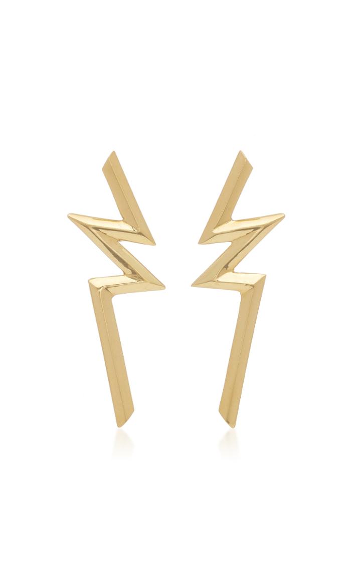Moda Operandi Ralph Masri 18k Gold Bolt Earring