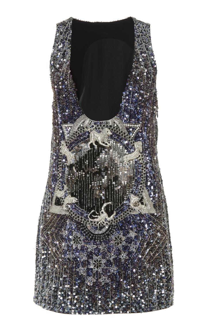 Balmain Sequin Embellished Mini Dress