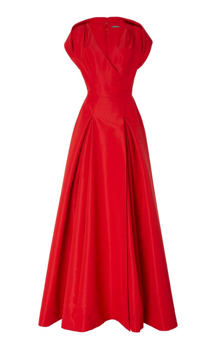 Zac Posen Grenadine Full Silk Faille Gown