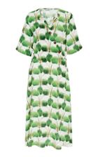 Isolda Ohana Printed Voile Midi Dress