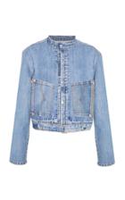 Re/done Upside Down Denim Bomber Jacket