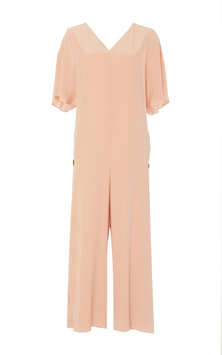Edun Silk Cdc Hankerchief Jumpsuit