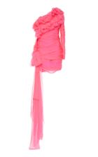 Dundas One Shoulder Ruffled Mini Dress