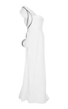 Prabal Gurung Silk Gazar Shoulder Piece Column Gown