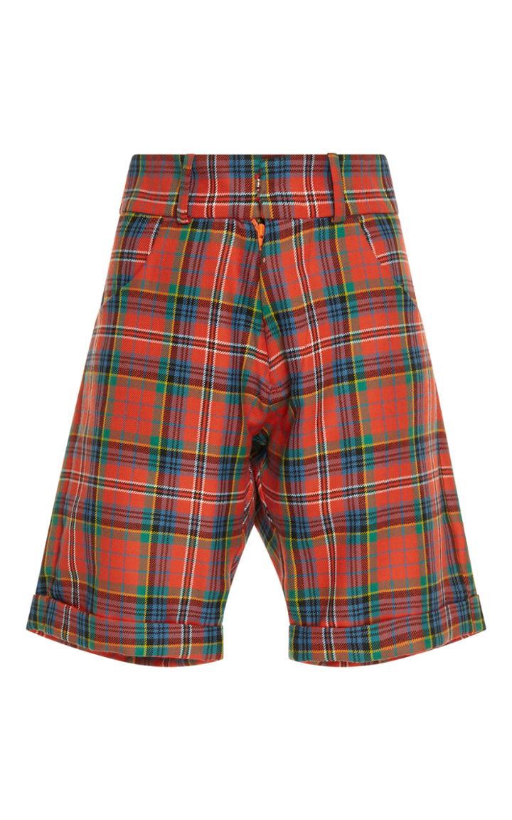 Tata Naka Bermuda Checked Shorts