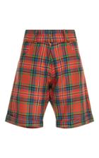Tata Naka Bermuda Checked Shorts