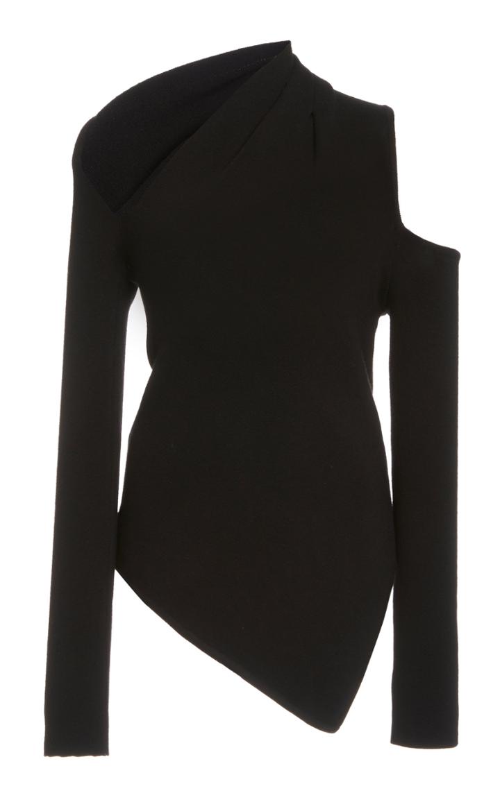Monse Sliced Long Sleeve Knit Top