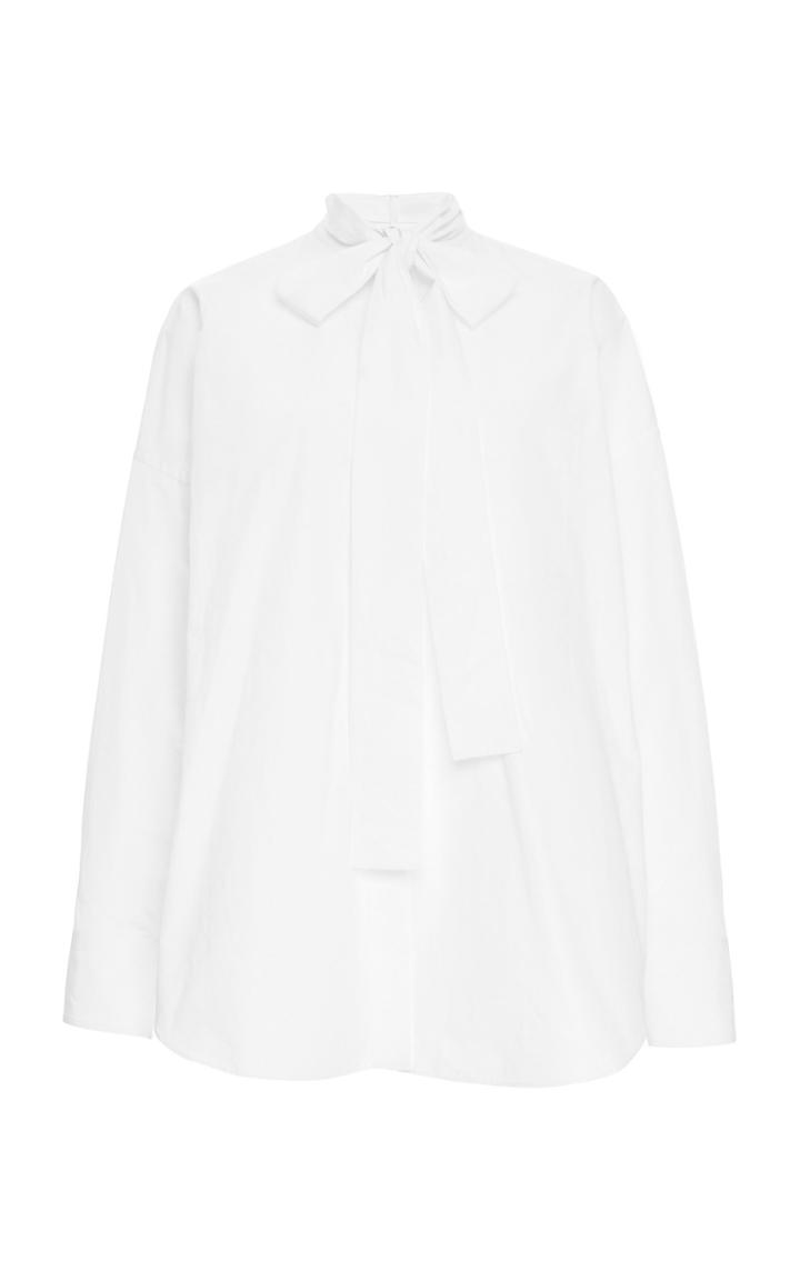 Moda Operandi Valentino Long Sleeved Cotton Top Size: 36