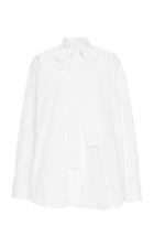 Moda Operandi Valentino Long Sleeved Cotton Top Size: 36