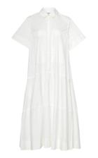 Lee Mathews Elsie Stretch Cotton-blend Midi Dress