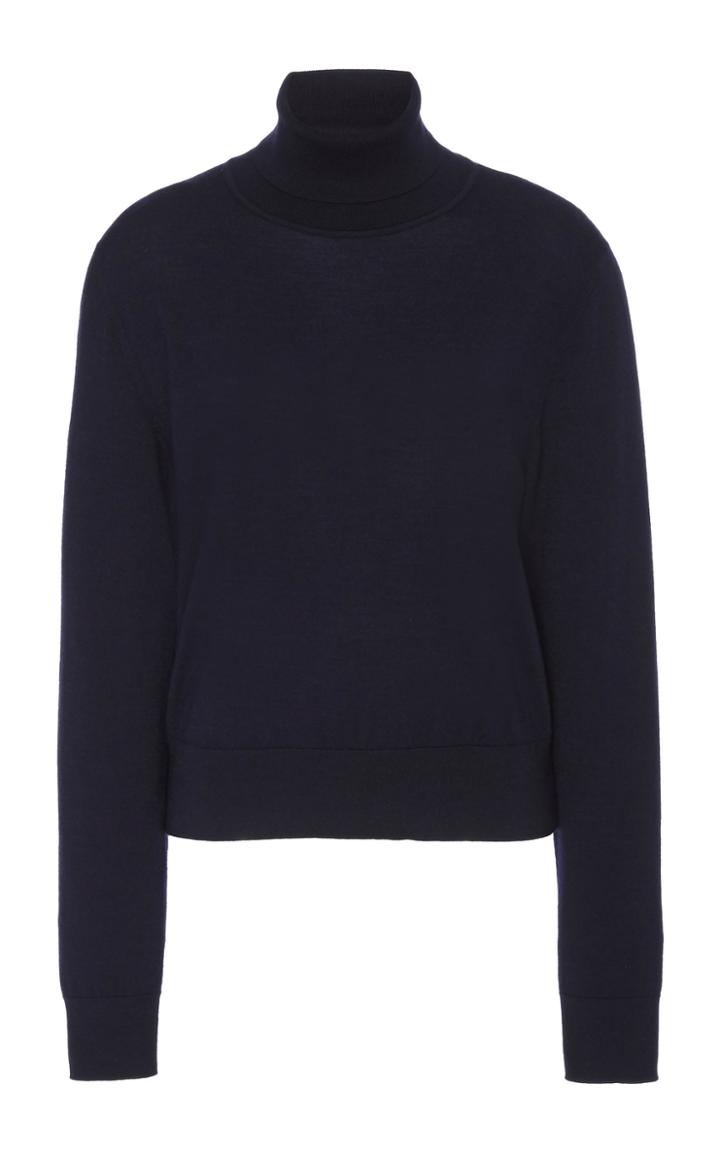 Moda Operandi The Row Chanic Wool-cashmere Turtleneck Sweater Size: S