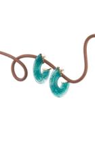 Moda Operandi Cult Gaia Nava Marbled Acrylic Hoop Earrings
