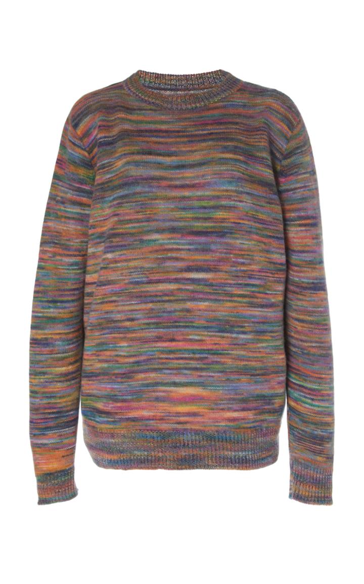 The Elder Statesman Picasso Striped Cashmere Sweater