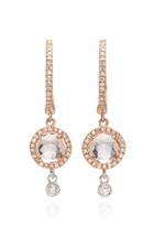 Meira T 14k Rose Gold Diamond And Morganite Earrings