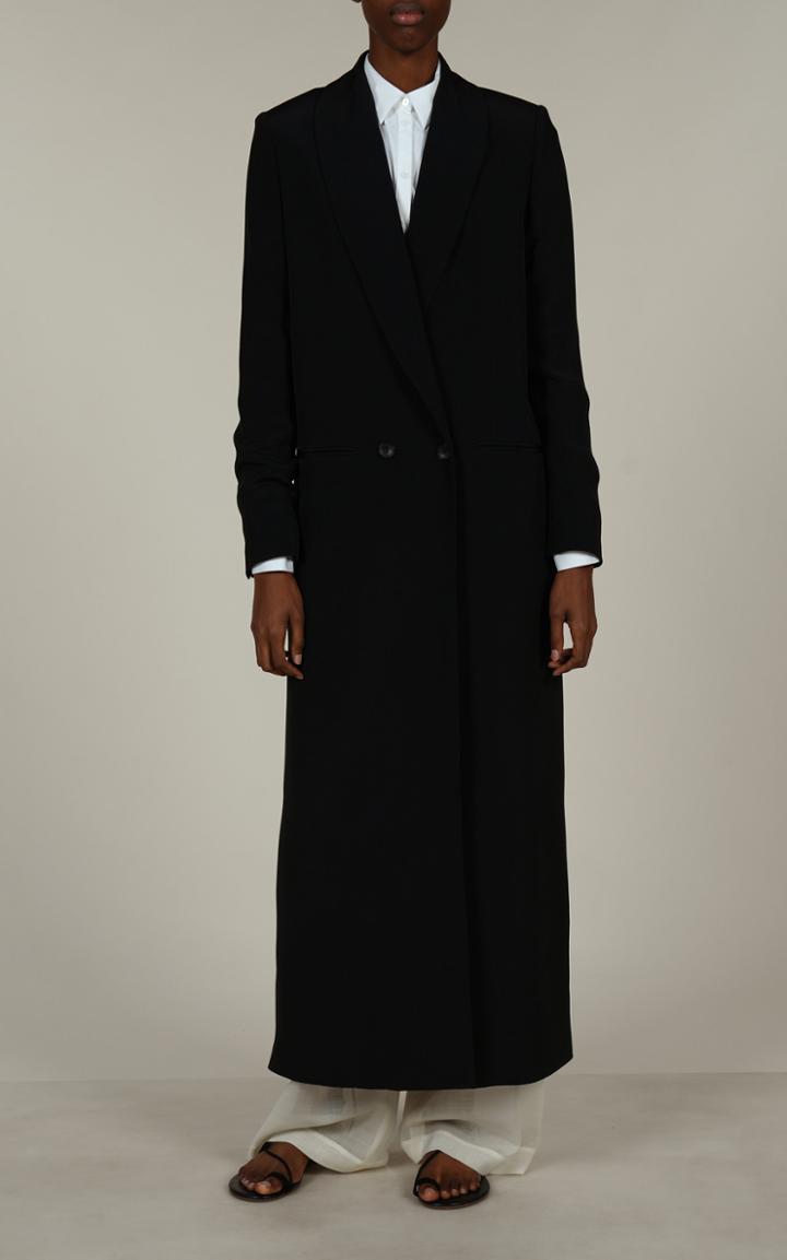 Moda Operandi La Collection Adeline Crepe Silk Coat