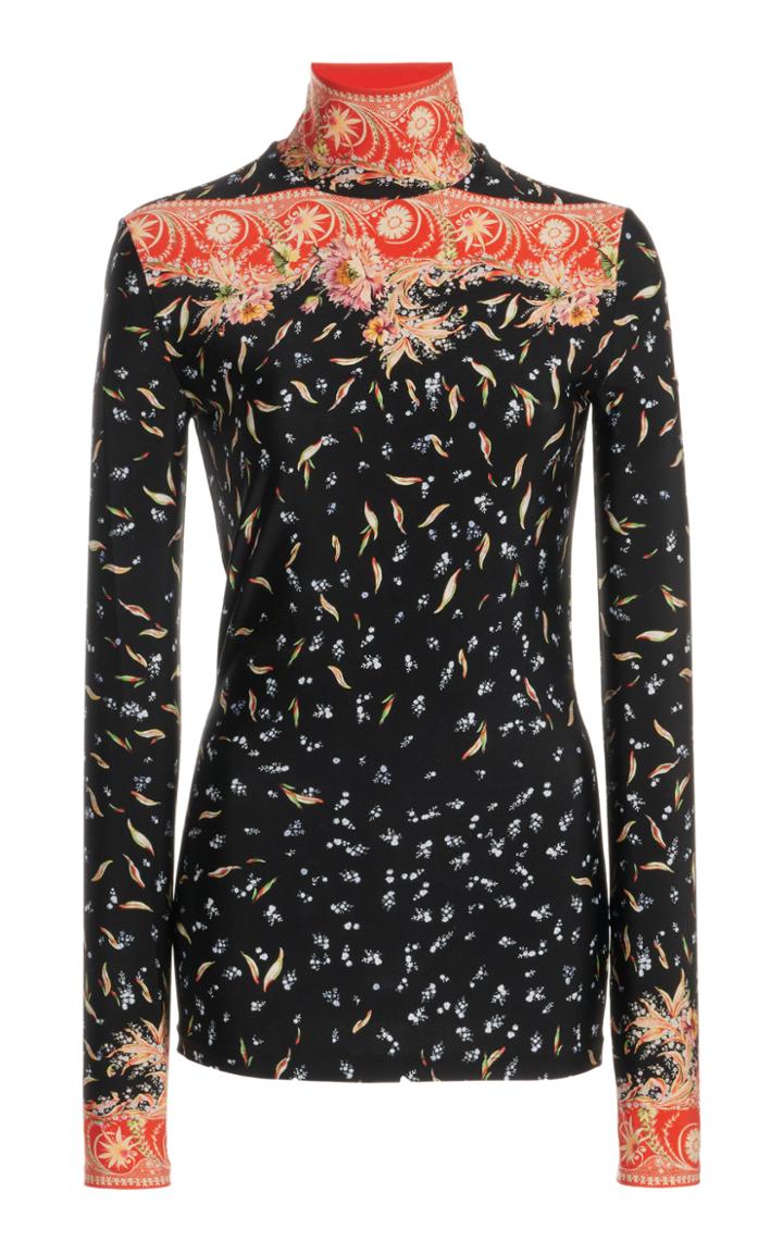 Moda Operandi Paco Rabanne Printed Crepe Top