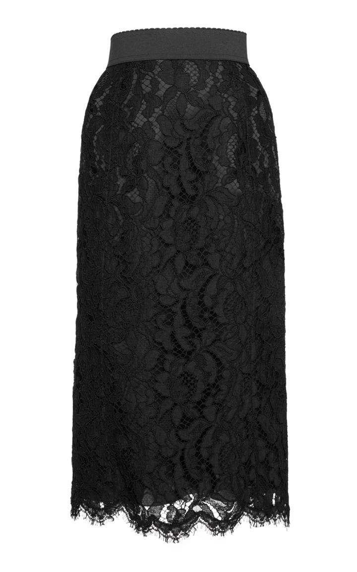 Dolce & Gabbana Lace Midi Skirt