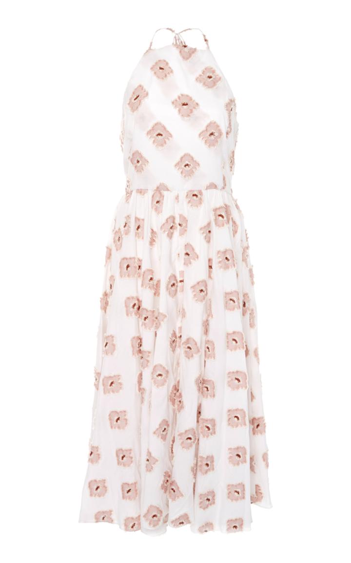 Caroline Constas Gretta Halter Flower Dress