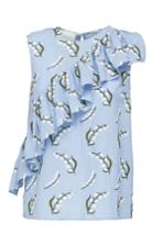 Giuseppe Di Morabito Maxi Volant Embroidered Top