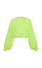 Off-white C/o Virgil Abloh Draped Crepe 80's Shirt