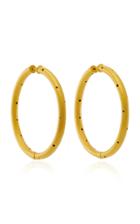 Paula Mendoza Zenu Gold-plated Brass Hoop Earrings