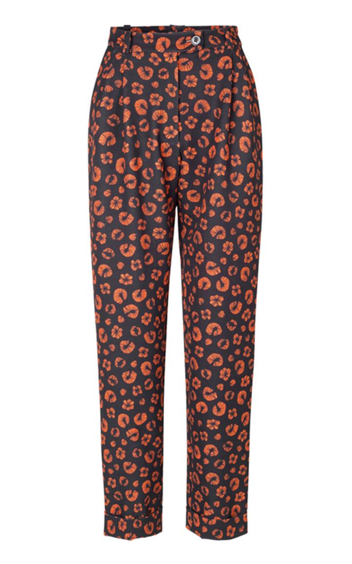 Moda Operandi Stine Goya Laia Printed Crepe Straight-leg Pants